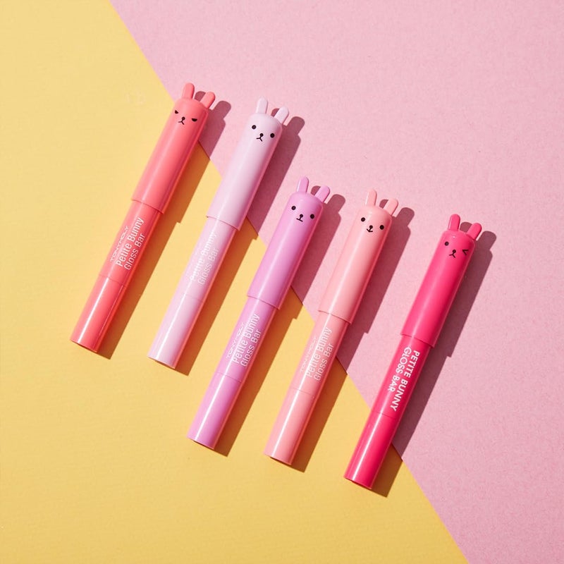 TONYMOLY Petit Bunny Lip Gloss for Women, Long Lasting Lip Crayon, Korean Lips Gloss, Vitamin E Enriched, Soften & Moisturize Lips, 3 pk - Image 5